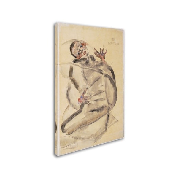 Egon Schiele 'I Will Gladly Endure' Canvas Art,12x19